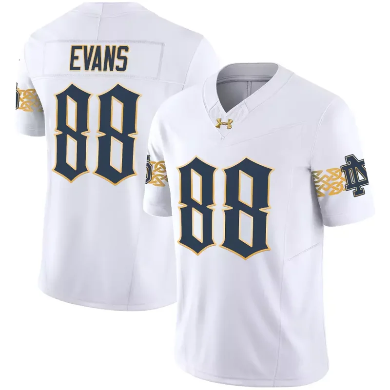 Gold Kris Mitchell Notre Dame Fighting Irish 2024 Vapor Limited Jersey V2 All Stitched - Image 5