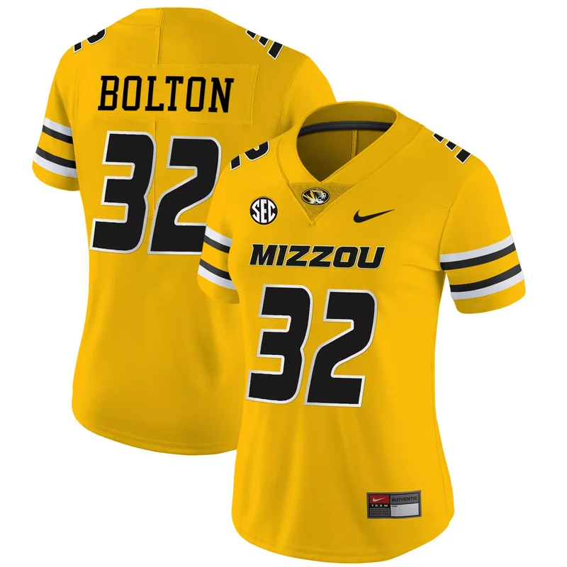 Gold Brady Cook missouri tigers jersey all stitched - Image 4