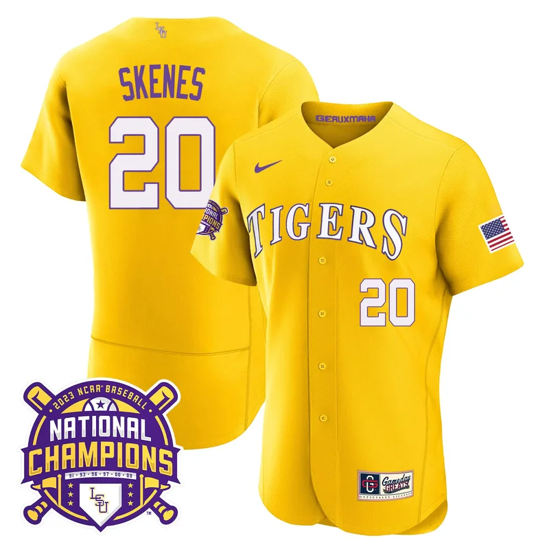Black Tre Morgan lsu tigers 2023 national champions Gold flex jersey all stitched - Image 4
