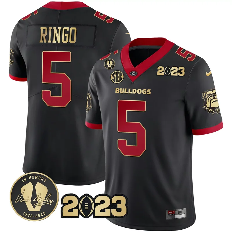 Alternate Nolan Smith georgia bulldogs 2023 champions jersey all stitched - Image 5