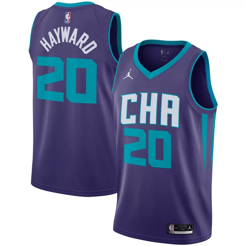 Jalen Mcdaniels Charlotte Hornets Fast Break Player Jersey - Statement Edition - Purple NBA - Image 4