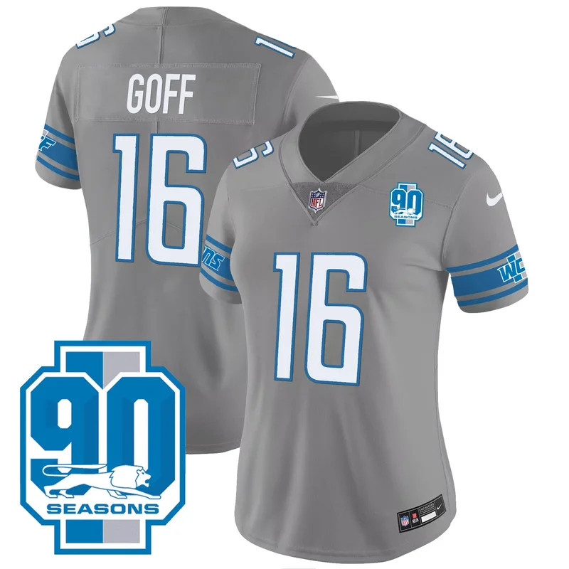 Gray Hutchinson detroit lions 90th year patch jersey all stitched - Image 2