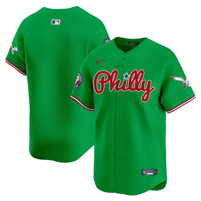 Green Jason Kelce Phillies Eagles Vapor Premier Limited Jersey All Stitched - Image 4