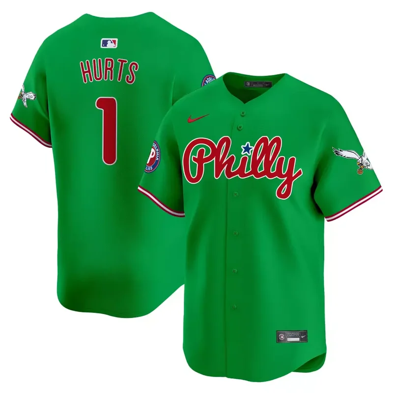 Green Jason Kelce Phillies Eagles Vapor Premier Limited Jersey All Stitched - Image 2