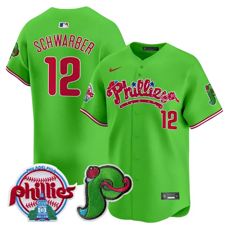 Green J T Realmuto Phillies Phanatic Patch Vapor Premier Limited Jersey V4 All Stitched - Image 3