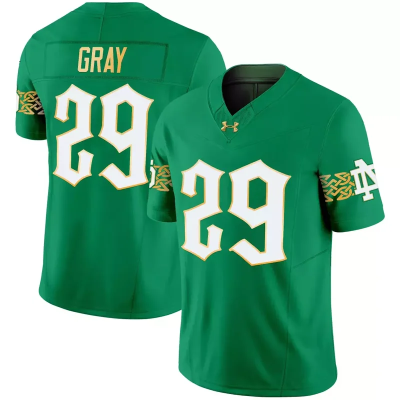 Green Rylie Mills Notre Dame Fighting Irish 2024 Vapor Limited Jersey V2 All Stitched - Image 4