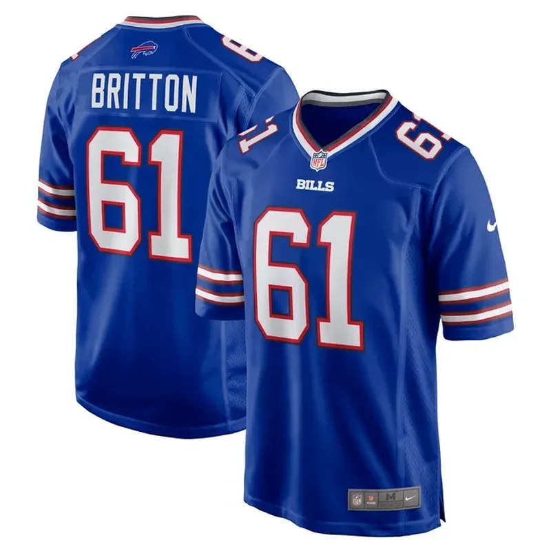 Tyrel Dodson Buffalo Bills Game Player Jersey Royal - Image 4