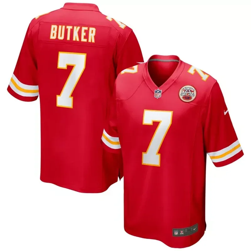 Harrison Butker Kansas City Chiefs Game Jersey Red