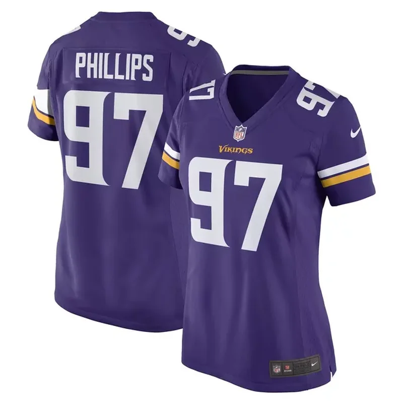 Justin Jefferson Minnesota Vikings Womens Game Jersey Purple - Image 4