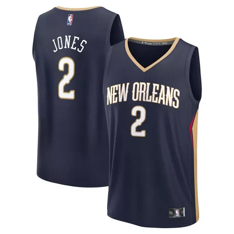 Herbert Jones New Orleans Pelicans Fast Break Player Jersey Icon Edition Navy