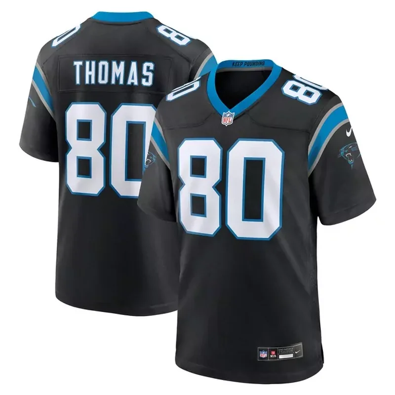 Ian Thomas Carolina Panthers Team Game Jersey Black