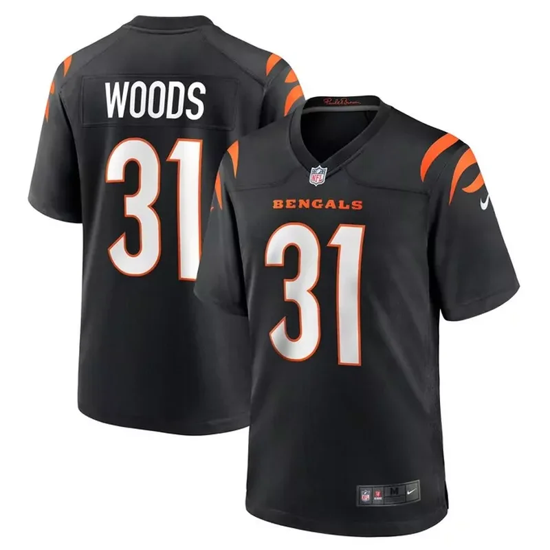 Sam Hubbard Cincinnati Bengals Womens Player Game Jersey Black - Image 3