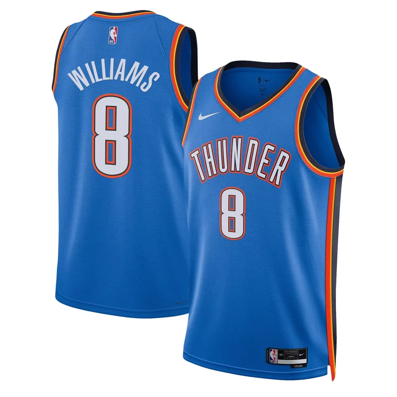 Icon Jalen Williams oklahoma City thunder swingman jersey all stitched