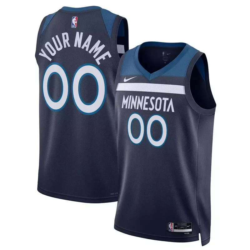 Icon Minnesota Timberwolves Swingman Custom Jersey All Stitched