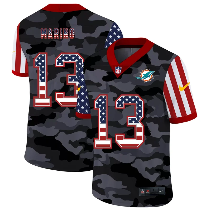 Miami Dolphins #1 Tagovailoa NFL Black Gold Jersey - Image 2