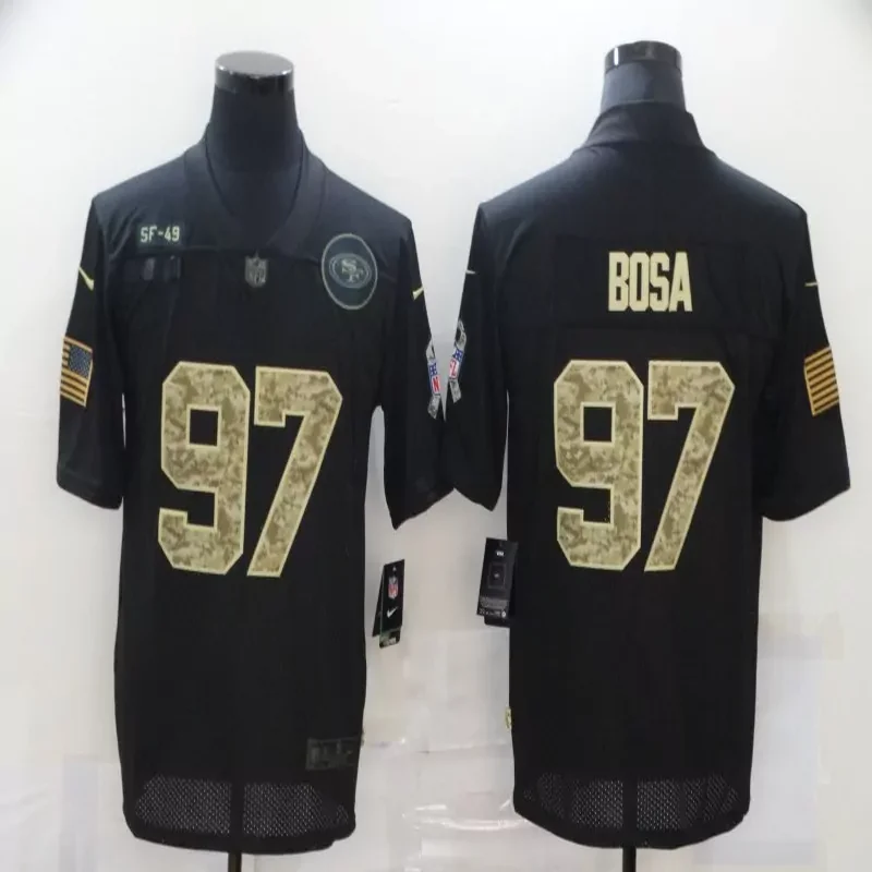 San Francisco 49ers #85 Kittle NFL Black White Jersey - Image 2