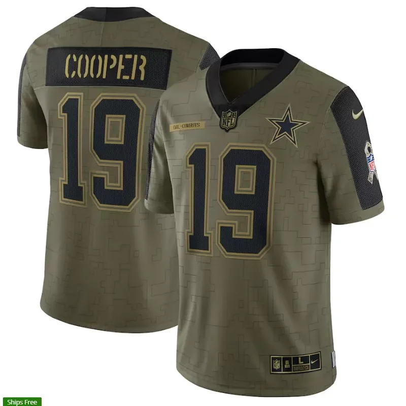 Dallas Cowboys #12 Staubach NFL Camouflage Jersey - Image 4