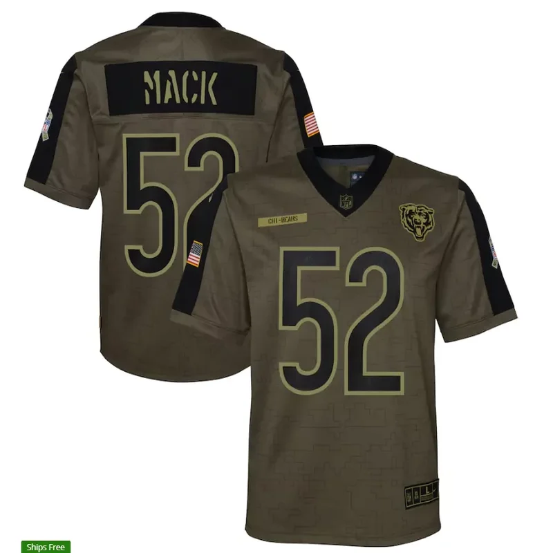 Chicago Bears #34 Payton NFL Black Camouflage Jersey - Image 3