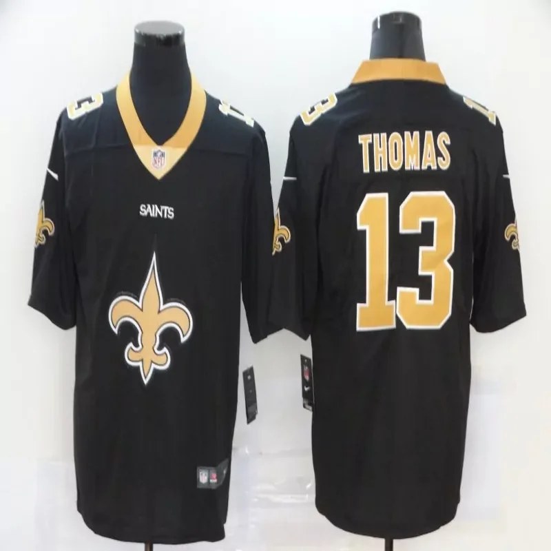 New England Patriots #13 Thomas NFL Black Jersey