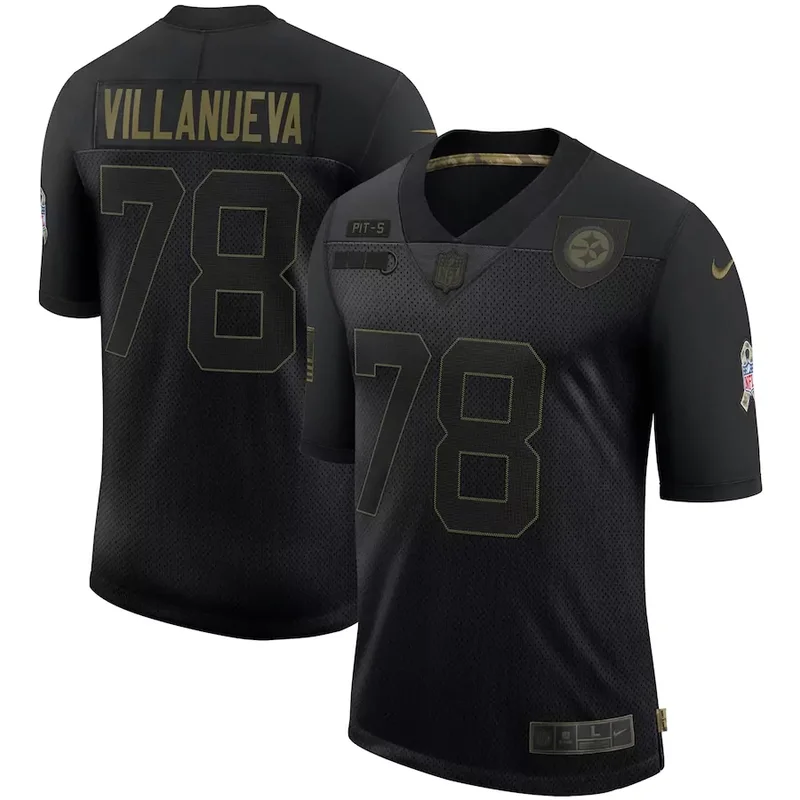 Pittsburgh Steelers #43 Polamalu NFL Black Jersey - Image 3