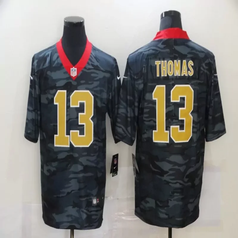 New Orleans Saints #9 Brees NFL Black Jersey - Image 2
