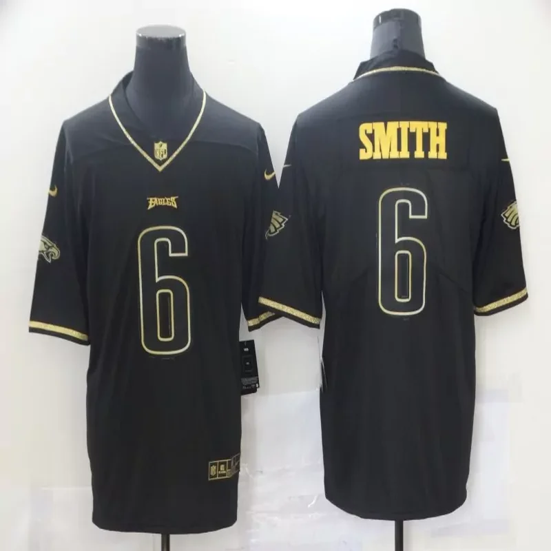 New York Jets #2 Wilson NFL Black Gold Jersey - Image 5
