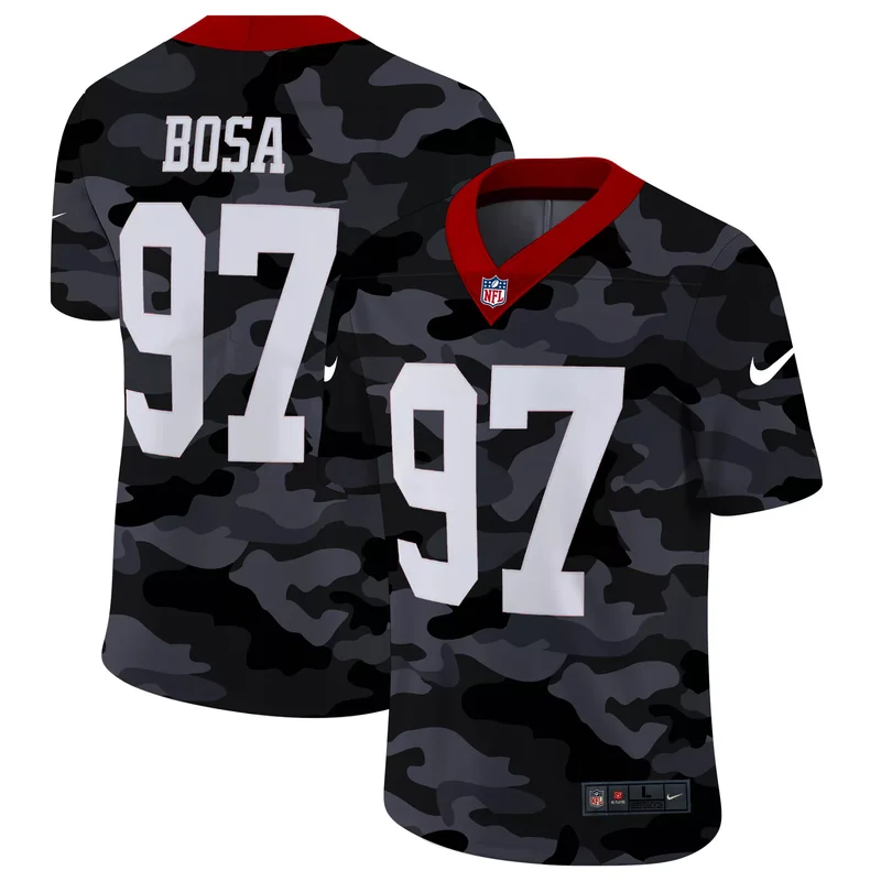 San Francisco 49ers #85 Kittle NFL Black White Jersey - Image 4