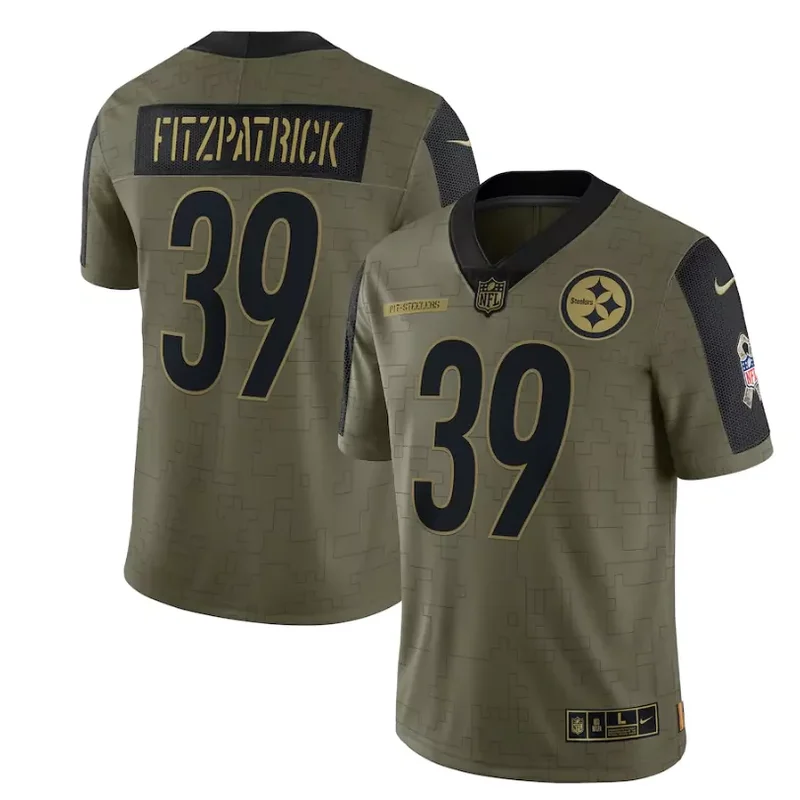 Pittsburgh Steelers #19 Smith-Schuster NFL Black Rainbow Jersey - Image 4