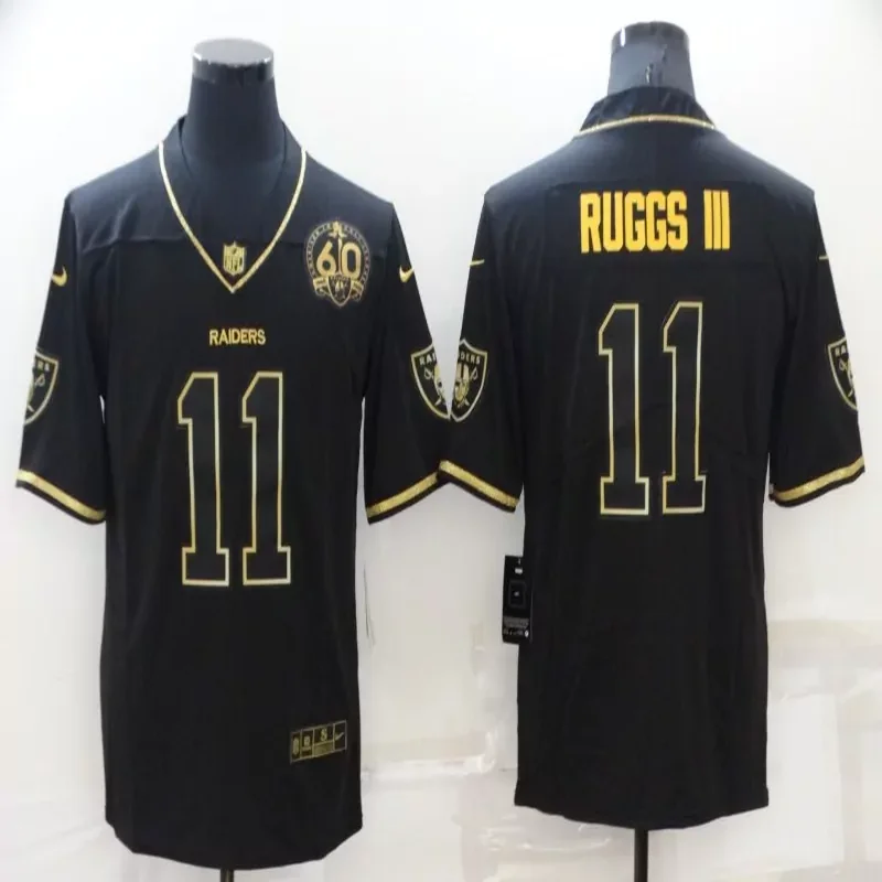 Las Vegas Raiders #11 Ruggs III NFL Black 60 Anniversary Jersey