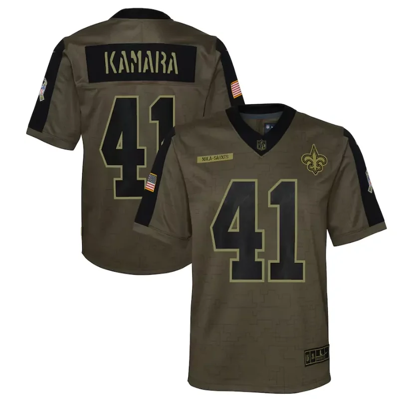 New Orleans Saints #13 Thomas NFL Black Rainbow Jersey - Image 4
