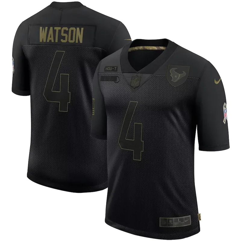 Houston Texans #4 Watson NFL black Jersey