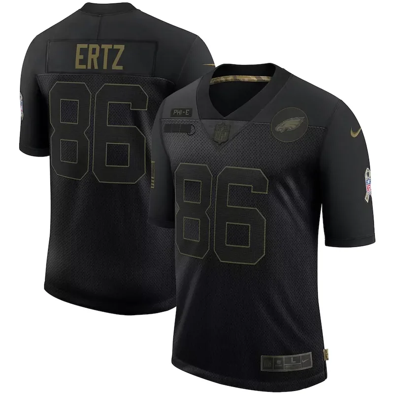 Philadelphia Eagles #26 Sanders NFL Camouflage America Flag Jersey - Image 2