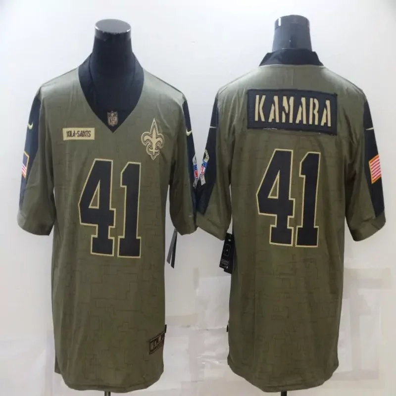 New Orleans Saints #13 Thomas NFL Black Rainbow Jersey - Image 5