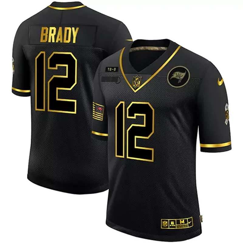 Tampa Bay Buccaneers #12 Brady NFL Red Jersey - Image 4