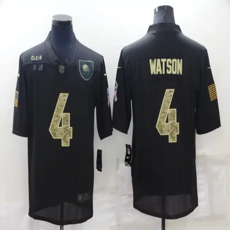 Cleveland Browns #4 Watson NFL Black Jersey