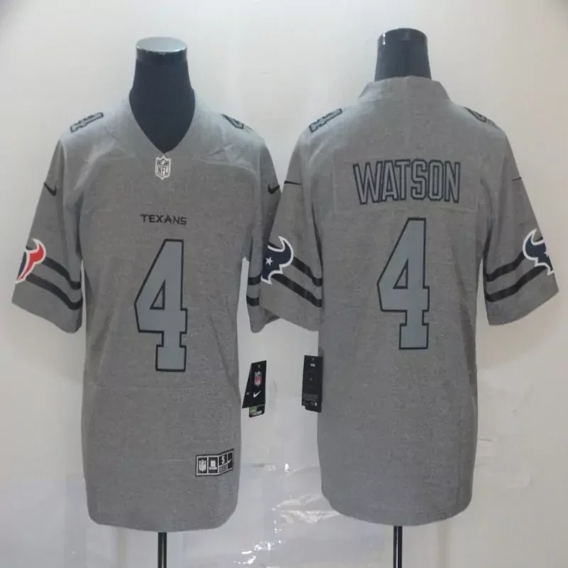 Houston Texans #4 Watson NFL black Jersey - Image 3