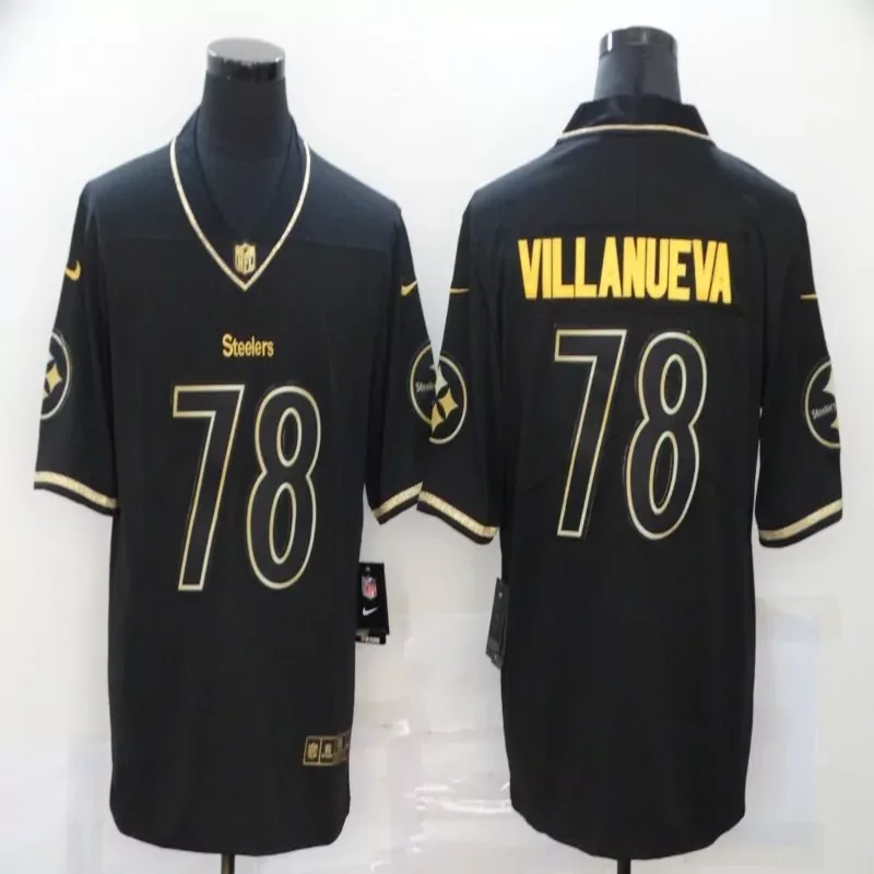 Pittsburgh Steelers #43 Polamalu NFL Black Jersey - Image 5