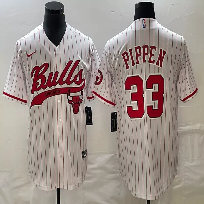 Chicago Bulls #Custom Name & Number NBA Black Camouflage Baseball Jersey - Image 3