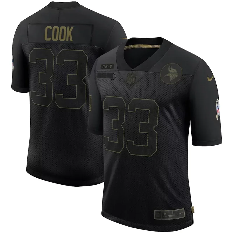 Minnesota Vikings #99 Hunter NFL Black Gold Jersey - Image 2
