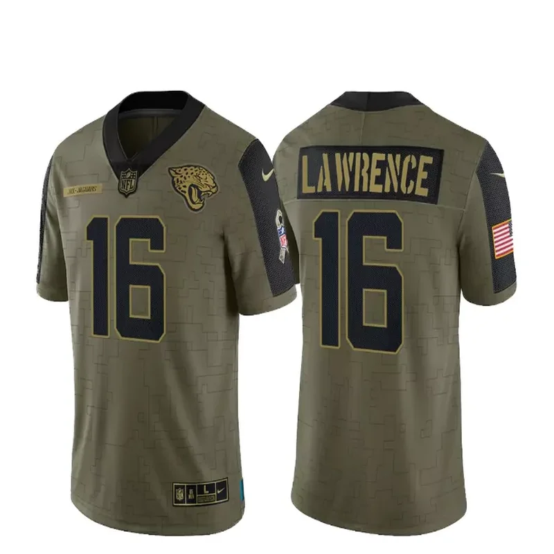 Jacksonville Jaguars #16 Lawrence NFL Green Camouflage Jersey