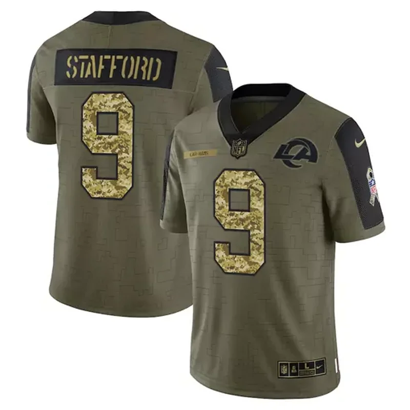 Los Angeles Rams #99 Donald NFL Black Gold Jersey - Image 5