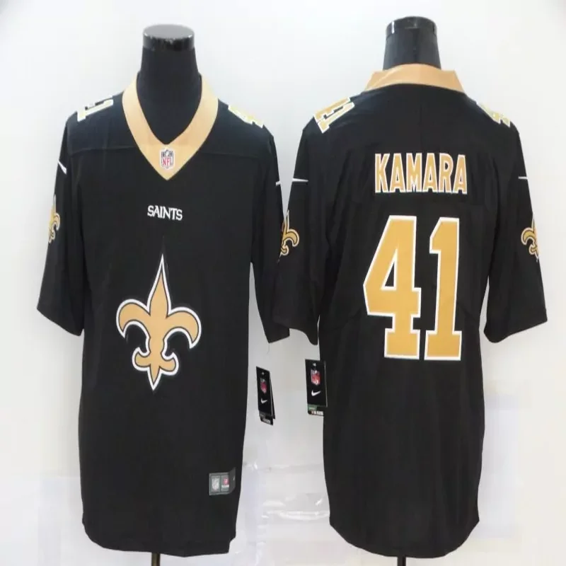 New Orleans Saints #7 Hill NFL Green Camouflage Jersey - Image 4
