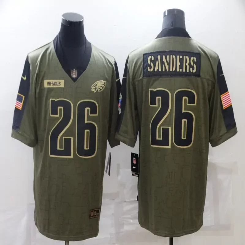 Philadelphia Eagles #11 Wentz NFL black camouflage Jersey - Image 2