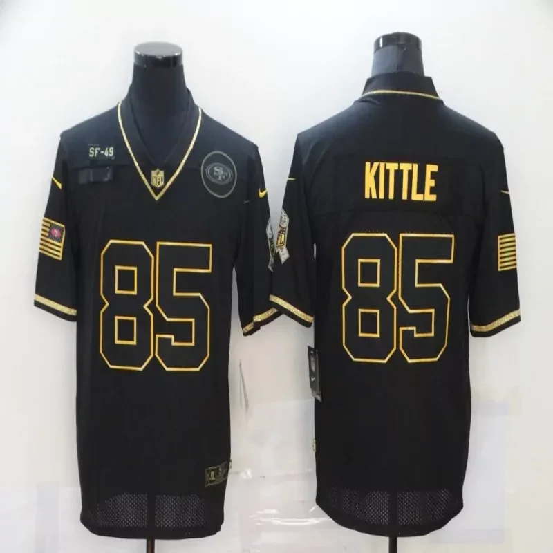 San Francisco 49ers #97 Bosa NFL White 75 Anniversary Jersey - Image 3