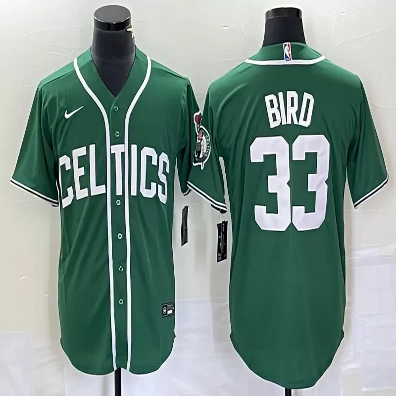 Boston Celtics #0 Tatum NBA Black Baseball Jersey - Image 5
