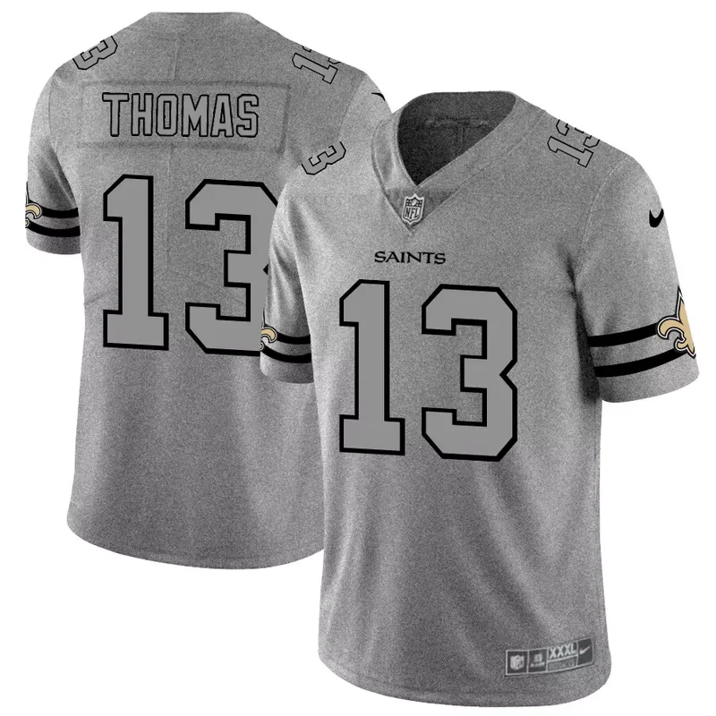 New Orleans Saints #9 Brees NFL Black Gold Jersey - Image 3