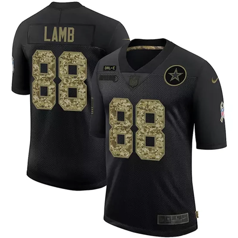 Dallas Cowboys #4 Prescott NFL Navy White Jersey - Image 5