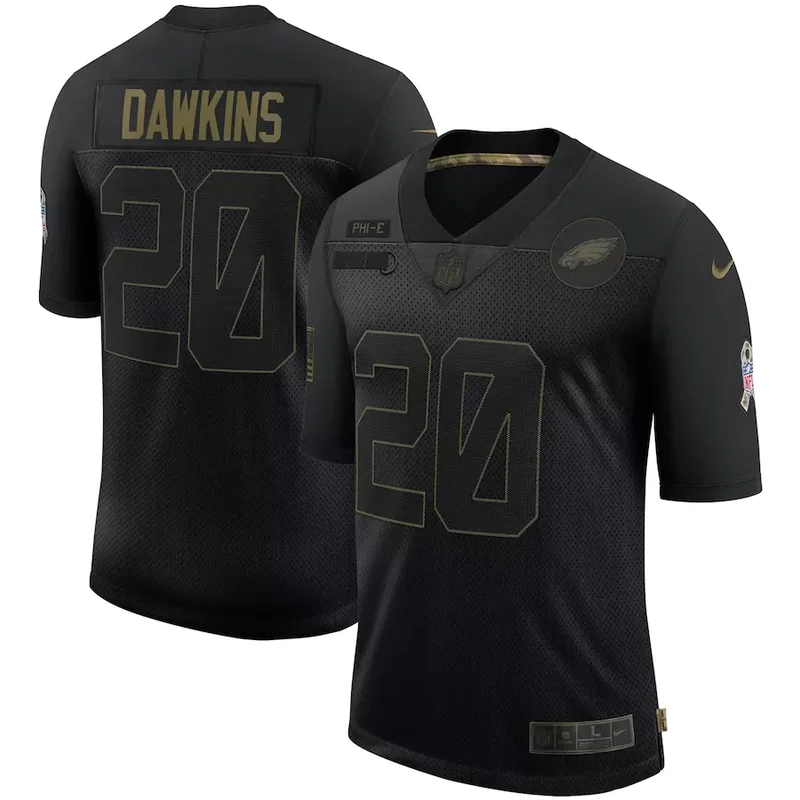 Philadelphia Eagles #11 Wentz NFL Black Camouflage Jersey - Image 3