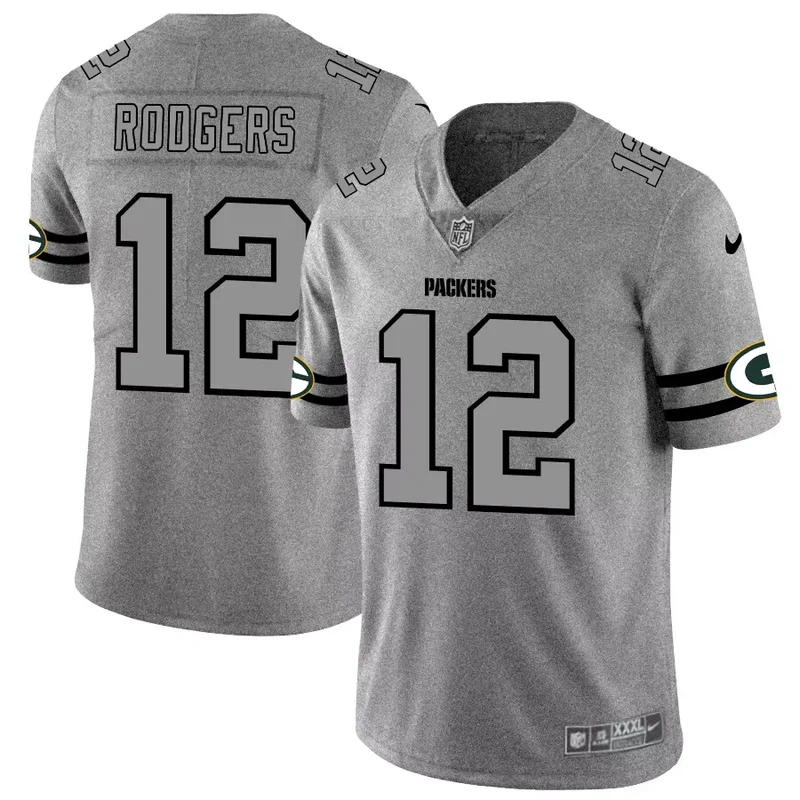 Green Bay Packers #12 Rodgers NFL Action Green Jersey