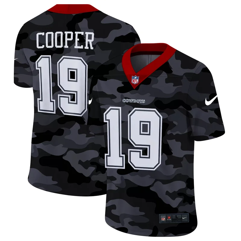Dallas Cowboys #4 Prescott NFL Black Gold American Flag Jersey - Image 4